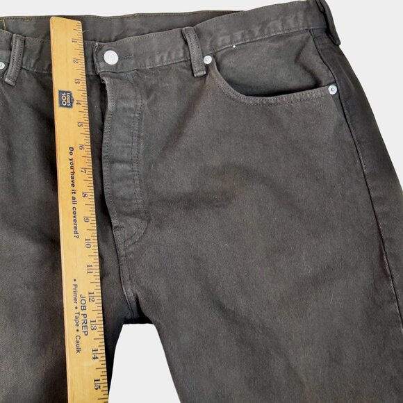 Levi’s 501 Faded Brown Jeans Tagged W40 L32 Straight Leg Button Fly Workwear - Picture 9 of 11